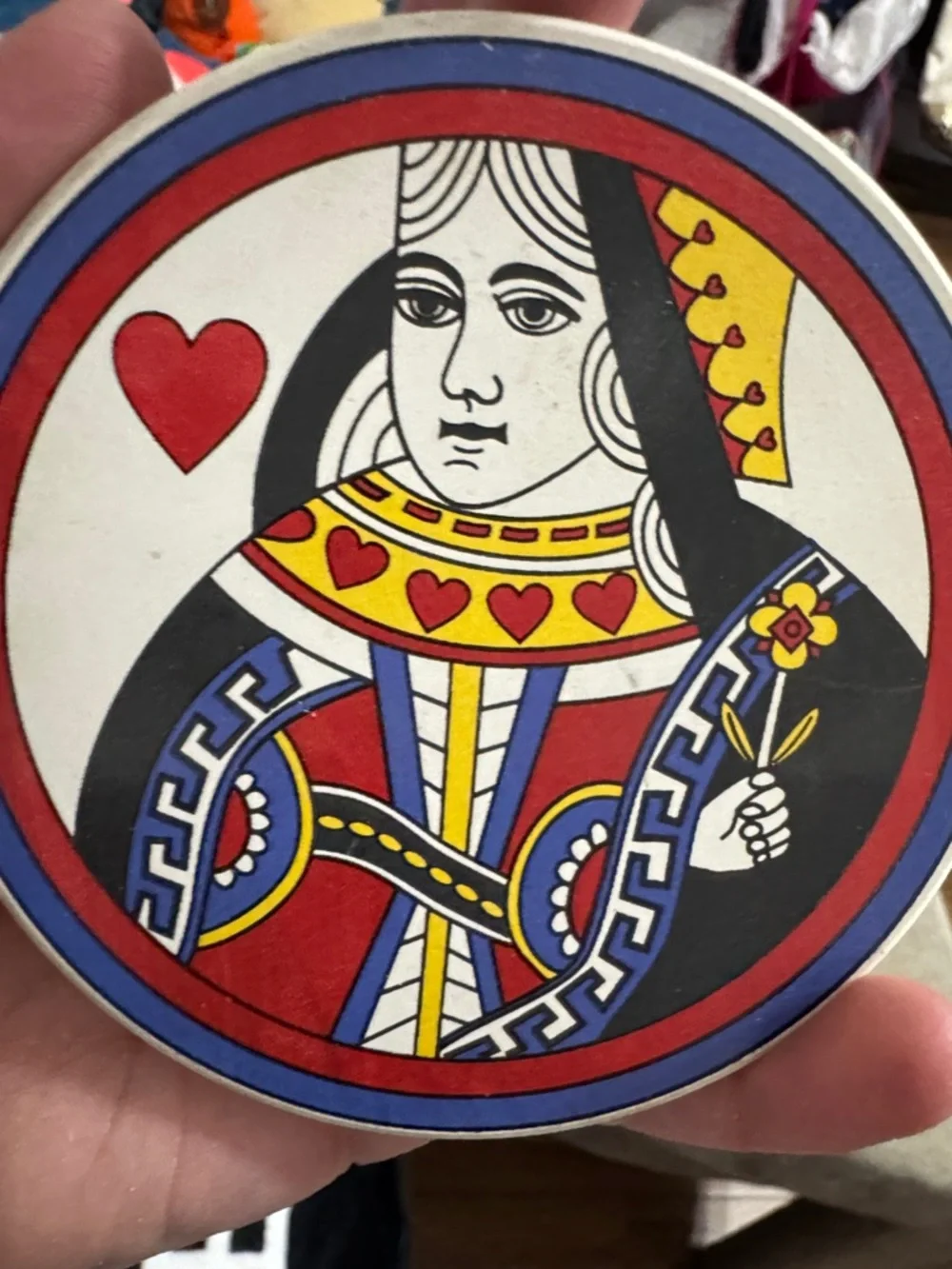 Set of 4 Vintage Playing Card Coasters - Queen/King/Jack Designs - Picture 4 of 11